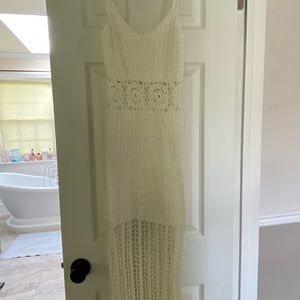White Hans knit dress